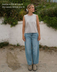 Willow Midweight Organic Cotton Grey Marl Vest