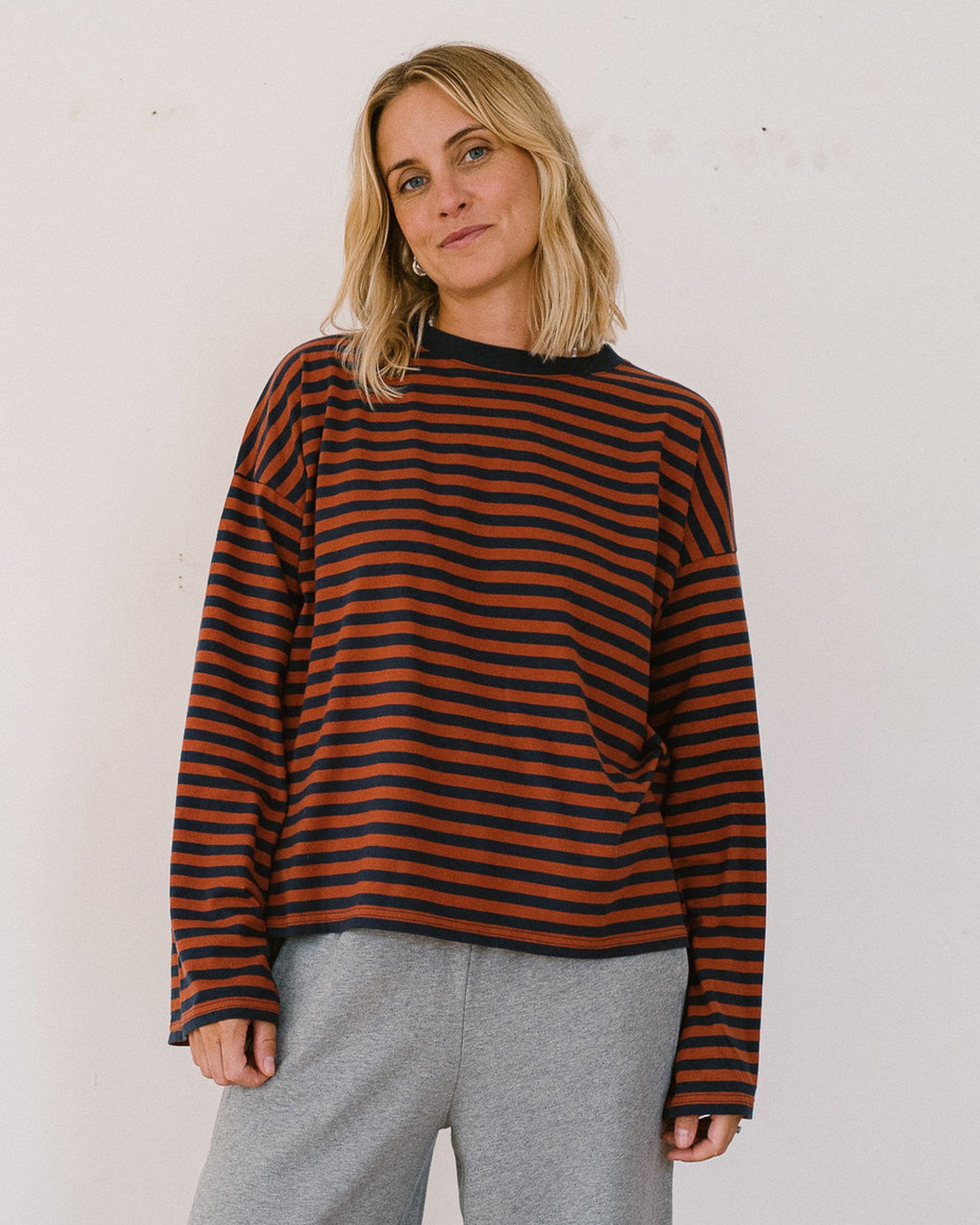 navy_and_cinnamon_striped_crew_neck_top