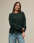 green stripe top