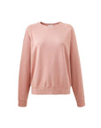 rose pink crew neck sweatshirt
