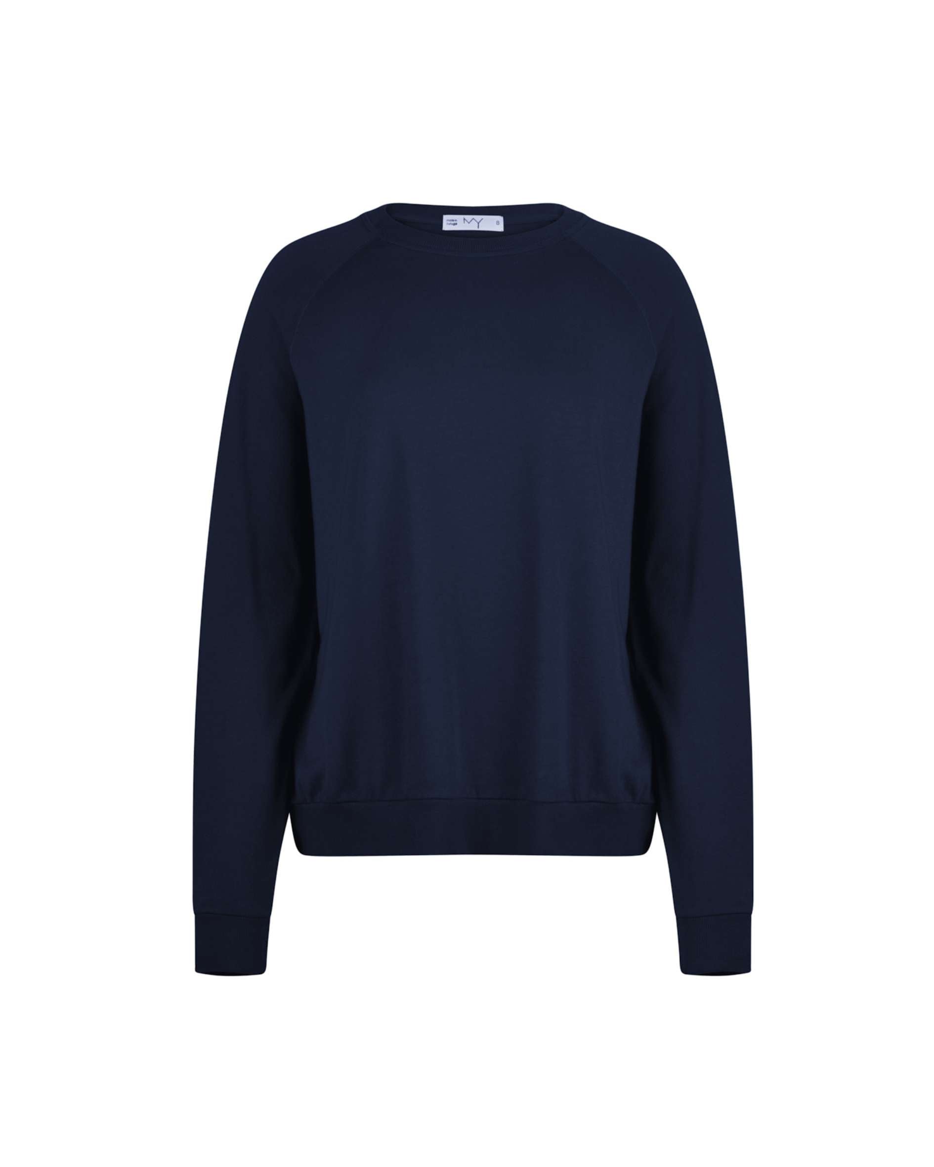 womens black organic cotton sweatshirt
