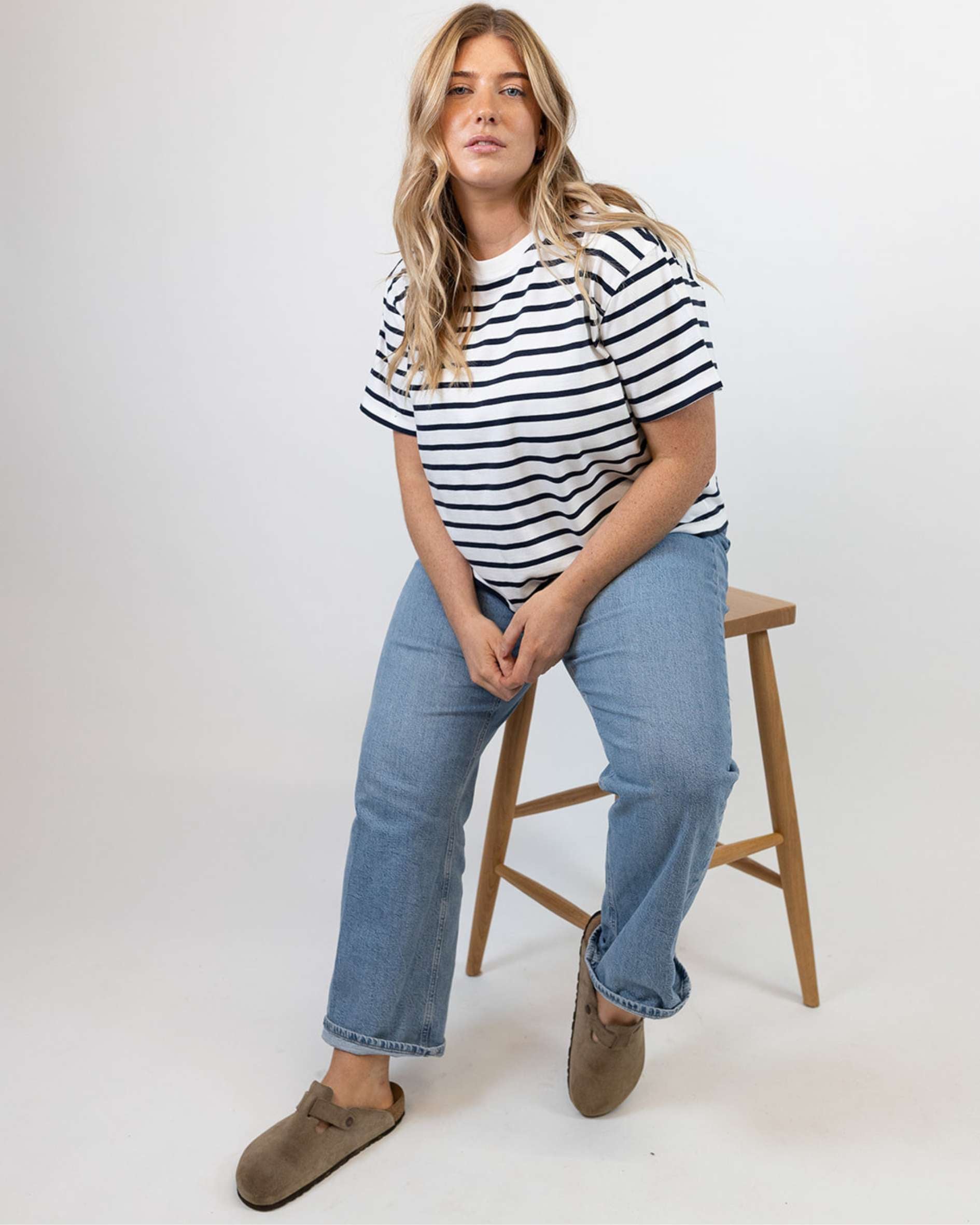 short sleeved breton tshirt