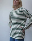 Arabella Green Breton in organic cotton double jersey - shop now