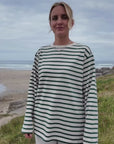 Arabella Organic Cotton Green Breton Top - beach video