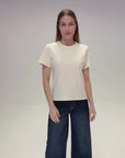 Ivy Crew Organic Cotton Ecru T-Shirt product video