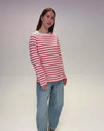 Sonny Midweight Organic Cotton Red Breton T-Shirt product video