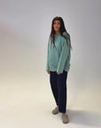 Maya Organic Cotton Ocean Green T-Shirt product video