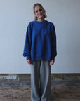 Connie Authentic Organic Cotton Cobalt Sweatshirt video