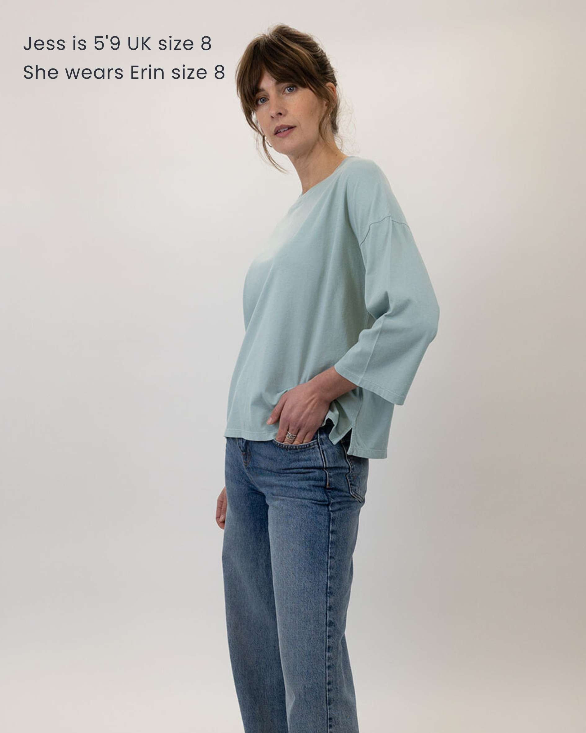 relaxed fitting sustainable clothing