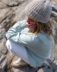 Nancy Oversized Organic Cotton Seafoam Sweatshirt