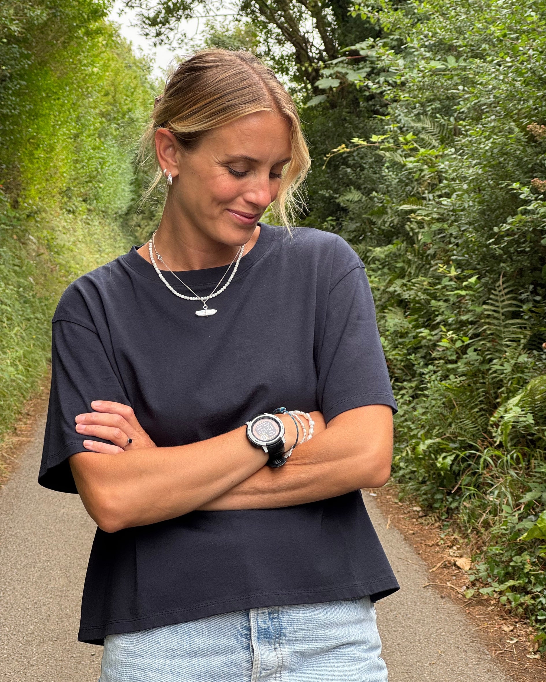 short sleeved tee in organic cotton
