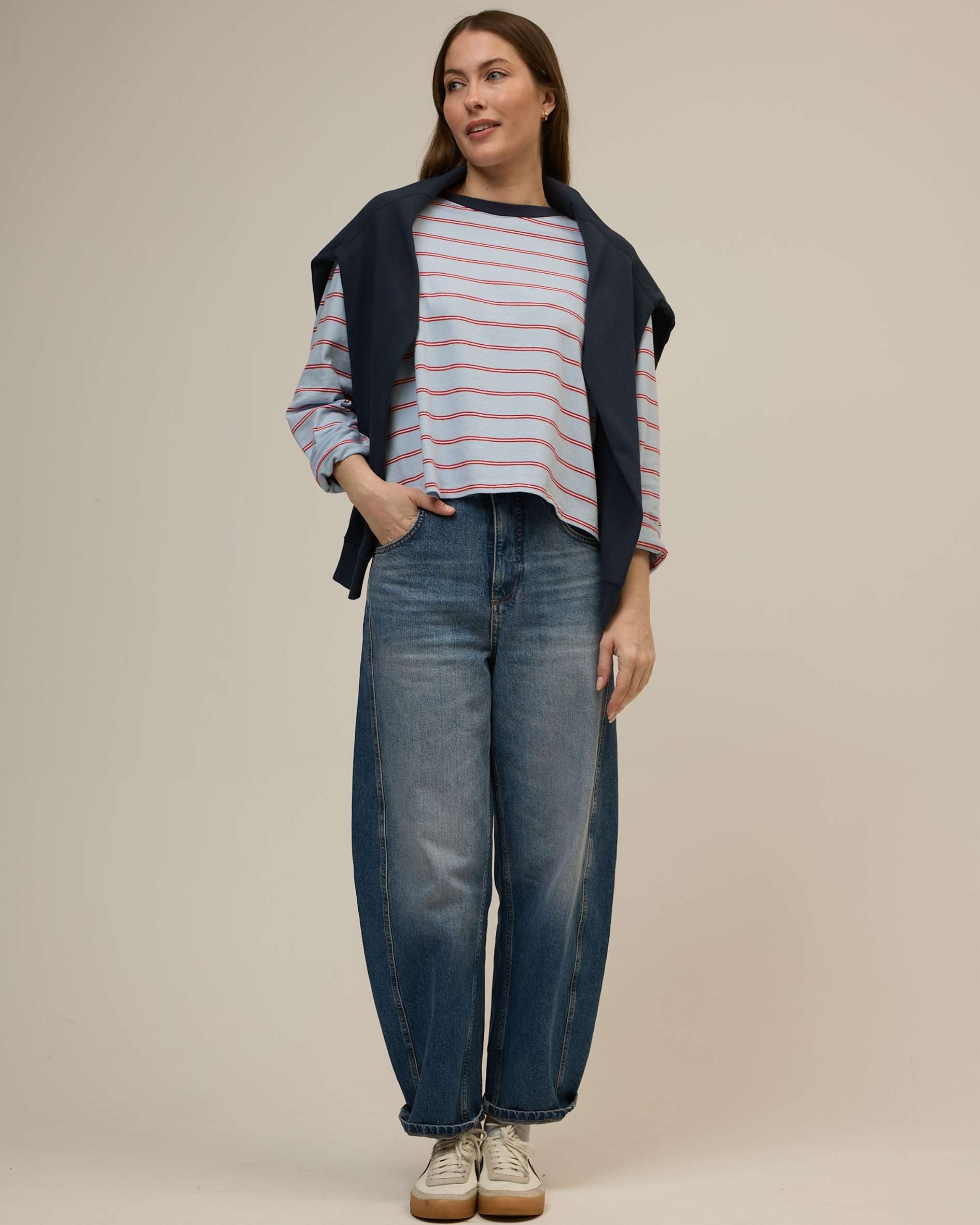 shorter_length_t-shirt_with_ribbed_crew_neck_in_blue_stripe