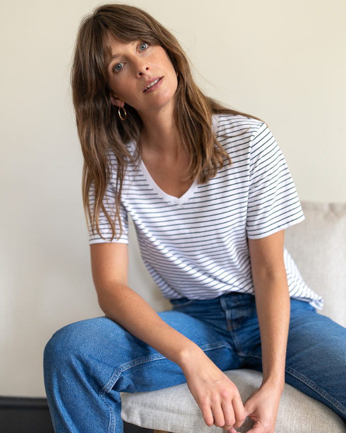 v neck top
