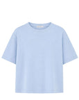 sky blue hannah crop t-shirt