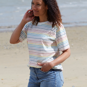 rainbow stripe top