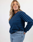 plus size breton tops