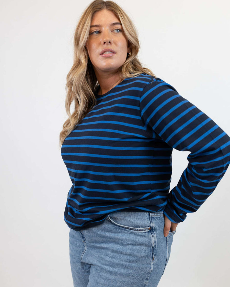 plus size breton tops