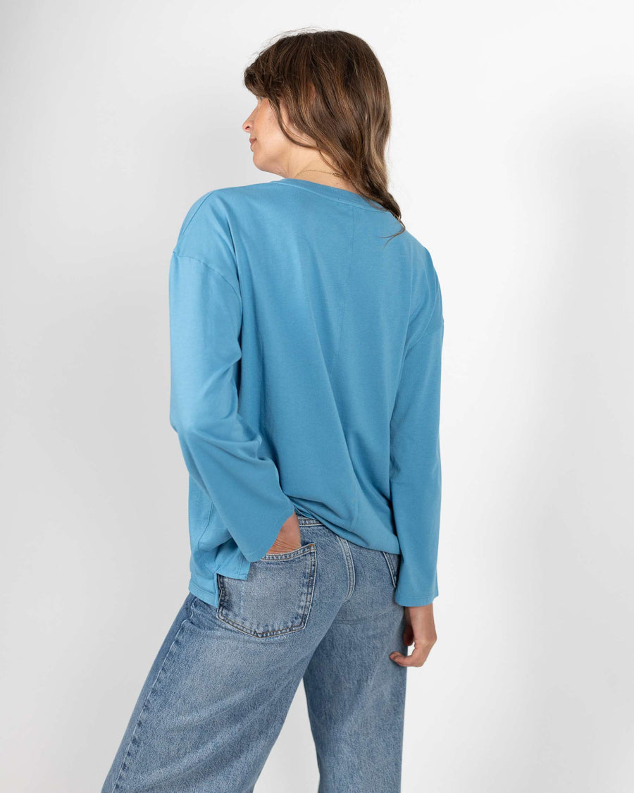 blue cotton t shirt 