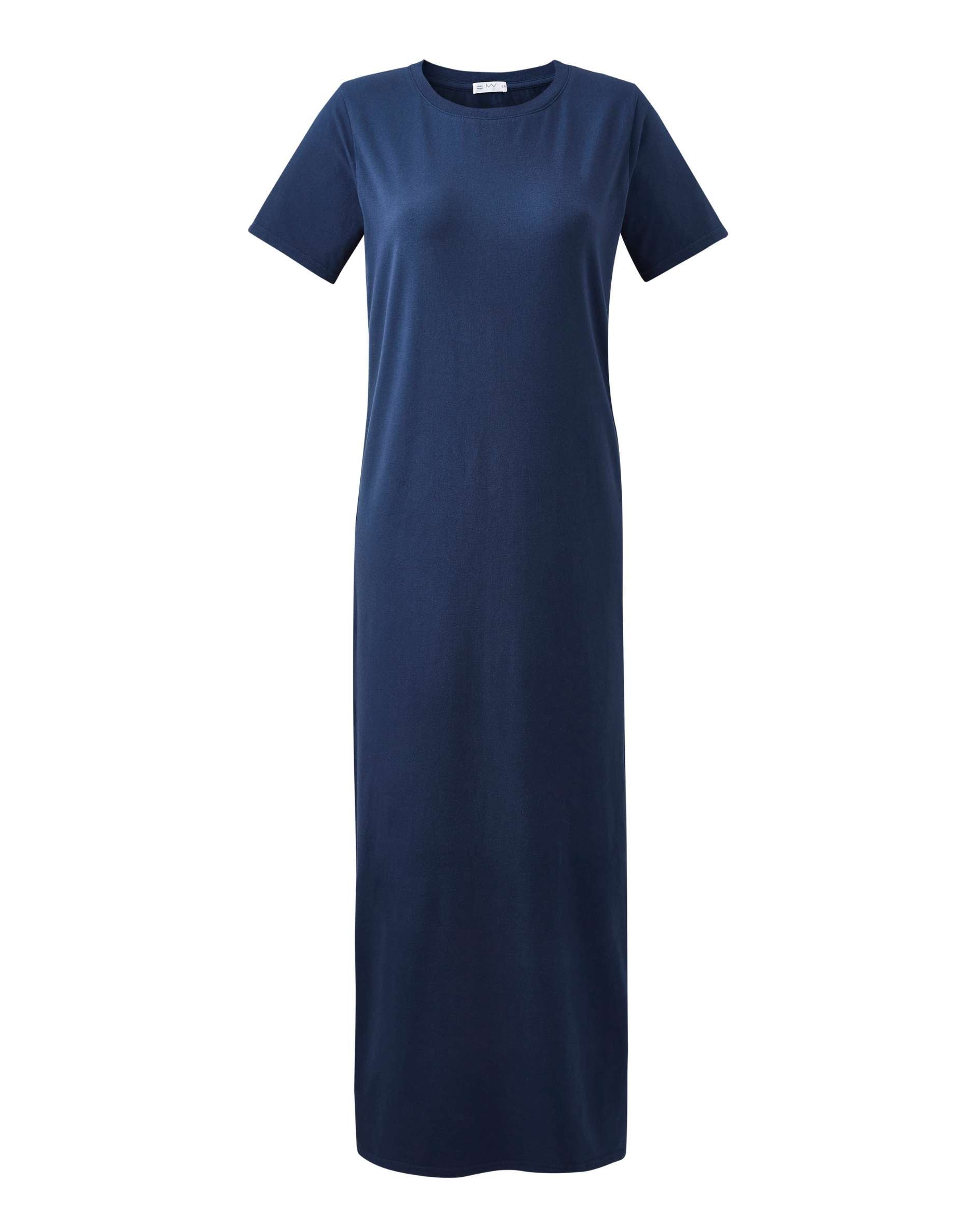 best navy blue t shirt dress