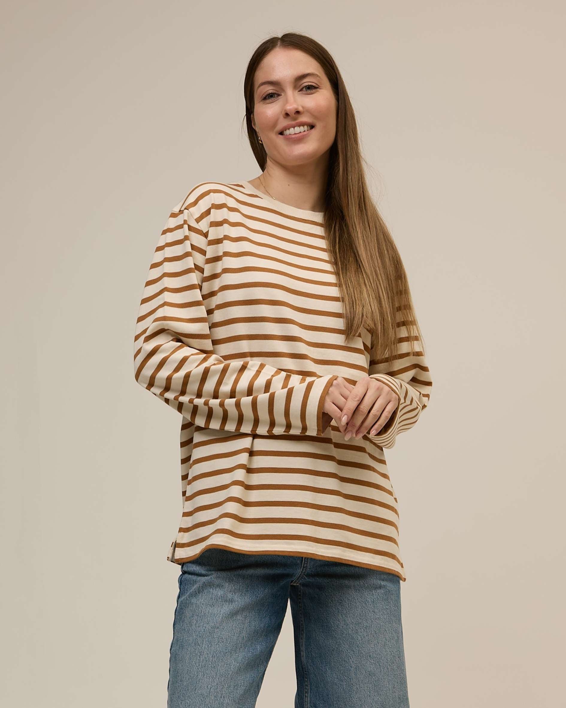 heavyweight organic cotton Breton top