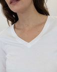 flattering v neck top