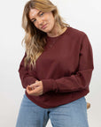 burgundy tops for women