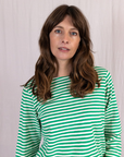 green stripe tops